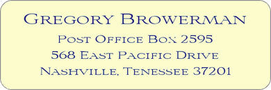 4-Line Return Address Labels
